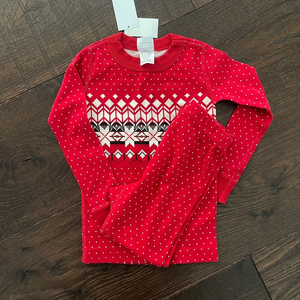 Hanna Andersson Christmas pajamas.  NWT Size 3
